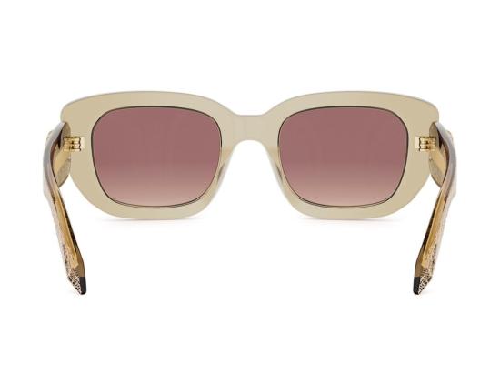 26SS 불가리 선글라스 브라운 Bv40087i 오버사이즈 스네이크헤드 스퀘어 - BVLGARI