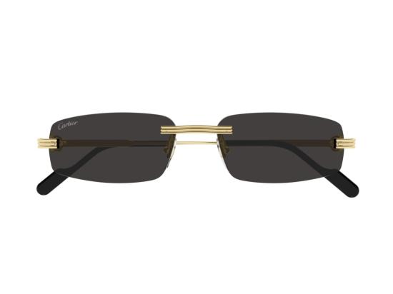 26FW 까르띠에 선글라스 골드 Ct0535s 무테 직사각형 - CARTIER