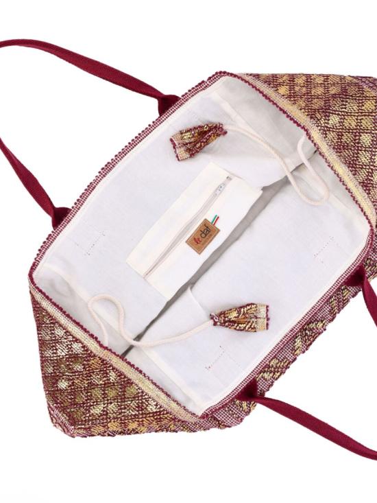 26FW Ledaf 토트백 SQM 26E18126 Burgundy - OTHER BRANDS