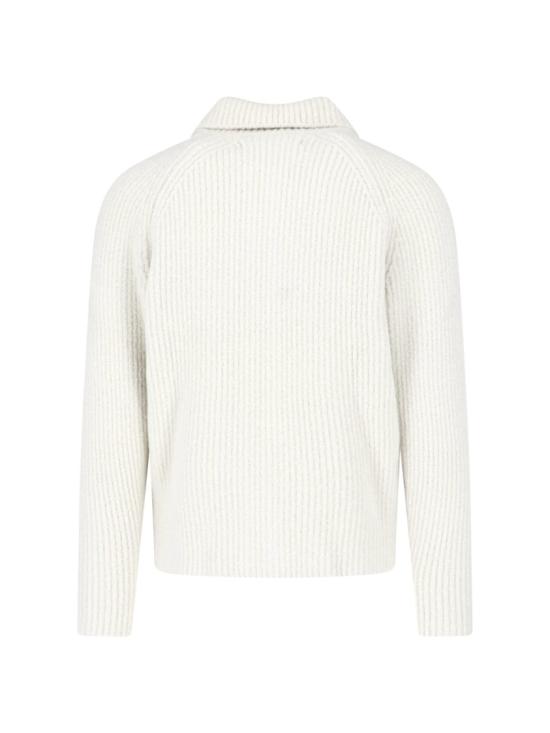 26FW 마시모 오스티 스튜디오 니트웨어 21MMKN016A110784A120 White - MASSIMO OSTI STUDIO