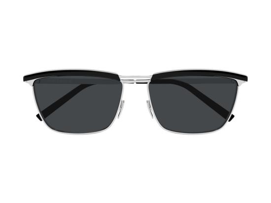 26FW 생로랑 선글라스 실버 SL 795 조 메탈 직사각형 - SAINT LAURENT