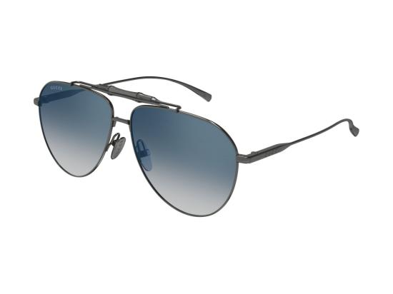 26FW 구찌 선글라스 블루 GG2064S 그라데이션 더블 브릿지 에비에이터