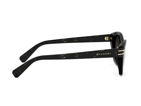 26SS 불가리 선글라스 블랙 Bv40099i 오버사이즈 그라데이션 캣아이 - BVLGARI