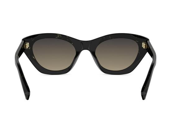 26SS 불가리 선글라스 블랙 Bv40099i 오버사이즈 그라데이션 캣아이 - BVLGARI