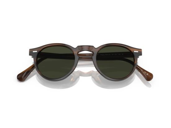 26FW 올리버피플스 선글라스 그린 0Ov5217s 호피무늬 아세테이트 원형 - OLIVER PEOPLES