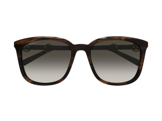 26FW 구찌 선글라스 골드 GG2057SK 호피무늬 아세테이트 오버사이즈 스퀘어 - GUCCI