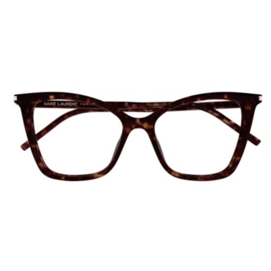 26FW 생로랑 선글라스 SL 386 호피무늬 오버사이즈 캣아이 안경 - SAINT LAURENT
