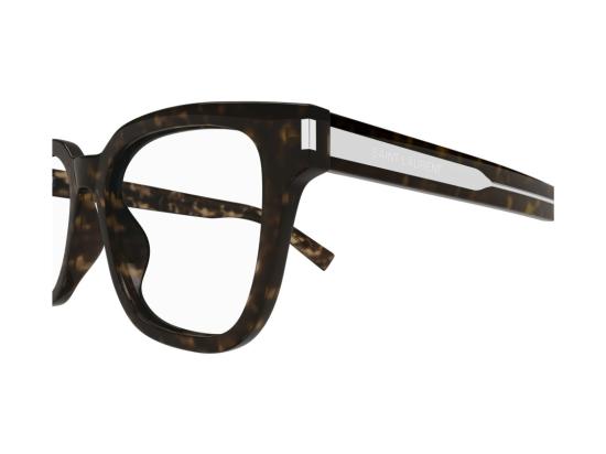 26FW 생로랑 선글라스 SL 711 옵트 메탈릭 토터스쉘 오버사이즈 스퀘어 - SAINT LAURENT