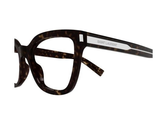 26FW 생로랑 선글라스 SL 748 스트라이프 호피무늬 오버사이즈 사각 안경 - SAINT LAURENT