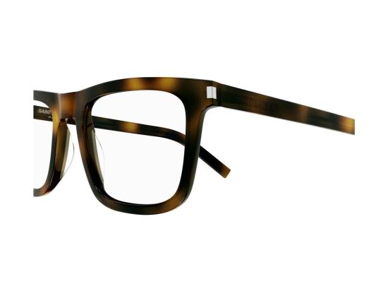 26SS 생로랑 안경 SL 547 슬림 옵트 호피무늬 오버사이즈 스퀘어 - SAINT LAURENT