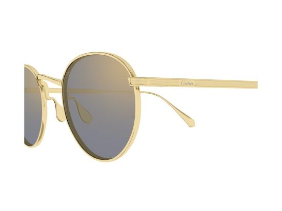26FW 까르띠에 선글라스 골드 Ct0626s 티타늄 라운드 - CARTIER