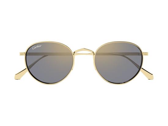 26FW 까르띠에 선글라스 골드 Ct0626s 티타늄 라운드 - CARTIER