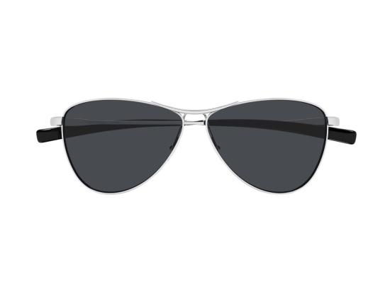 26FW 생로랑 선글라스 실버 SL 831 베스퍼 메탈 에비에이터 - SAINT LAURENT