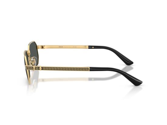 26FW 베르사체 선글라스 골드 0Ve2297 메탈 기하학적 팔각형 - VERSACE