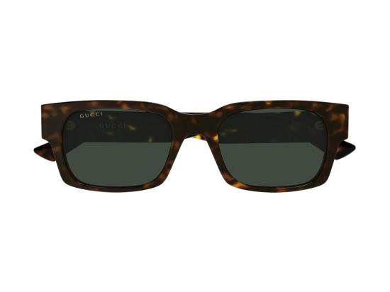 26FW 구찌 선글라스 브라운 GG2084S 호피무늬 오버사이즈 스퀘어 - GUCCI