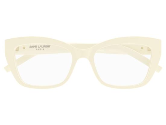 26FW 생로랑 선글라스 골드 SL M117 오버사이즈 스퀘어 안경 - SAINT LAURENT