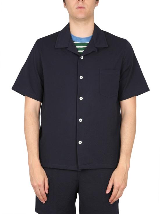  하울린 셔츠 COCKTAILSHIRT NAVY BLUE - HOWLIN