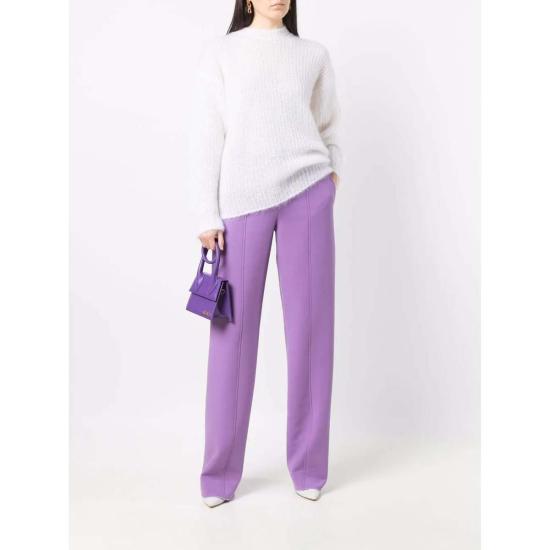  살바토레 페라가모 스트레이트 팬츠 페라가모 보라색 바지 - SALVATORE FERRAGAMO