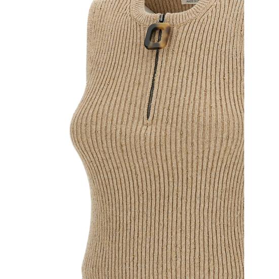 26FW JW앤더슨 민소매 티셔츠 KW1547 YN0511 150 BEIGE - JW ANDERSON