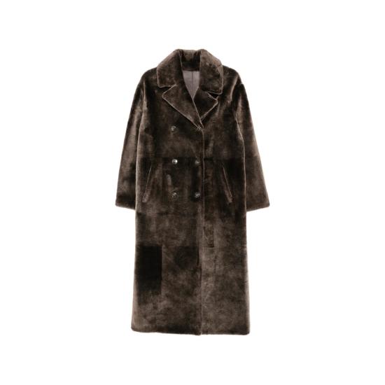 26FW 이브살로몬 코트 24WYM60723MERL A2338 BROWN