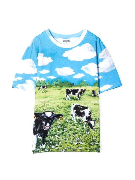  모스키노 탑 HLM02TK LBA0184307 MULTICOLOR - MOSCHINO
