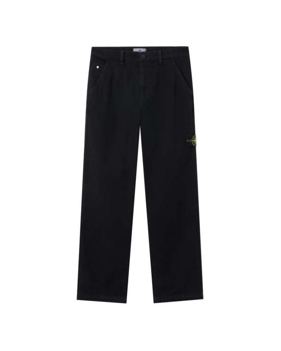  스톤 아일랜드 치노 팬츠 3100014 S0184 V0129 BLACK