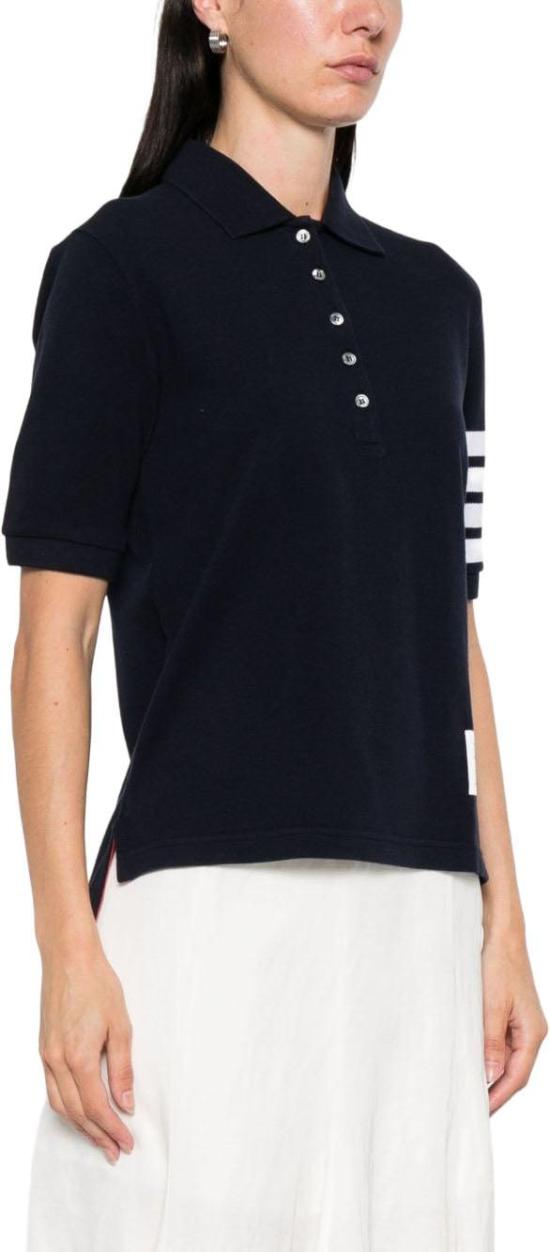 26FW 톰브라운 폴로 티셔츠 FJP052G 07976 415 NAVY DOM - THOM BROWNE