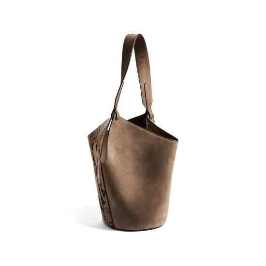 26FW 케이트 시그니처 로터스 미니 토트백 H2056 1057 L1057 772 BROWN - KHAITE