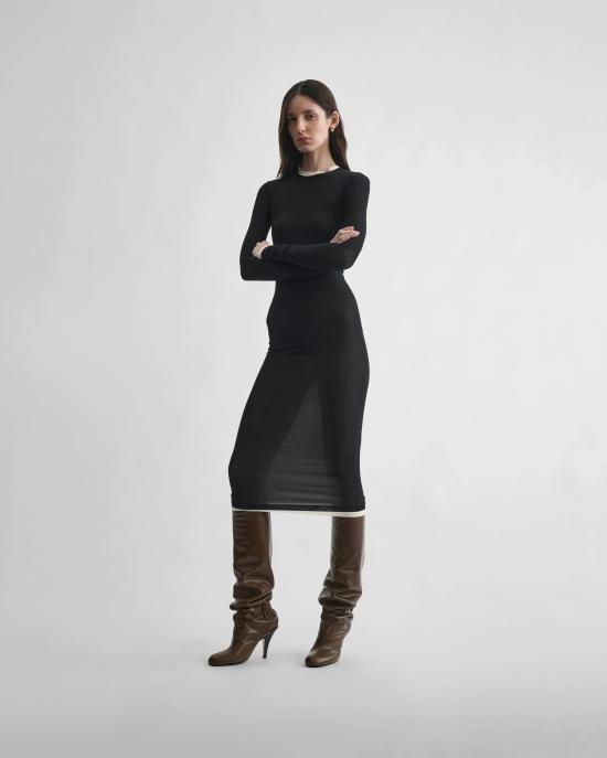  피비 파일로 원피스 01a0a97f ea72 7de5 a569 53313eff06d5 BLACK - PHOEBE PHILO
