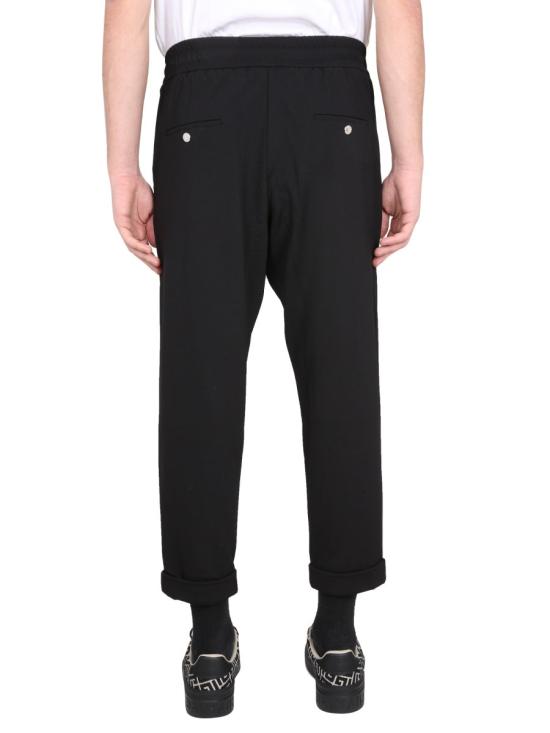  발망 팬츠 AH1PK005 JE940PA BLACK - BALMAIN