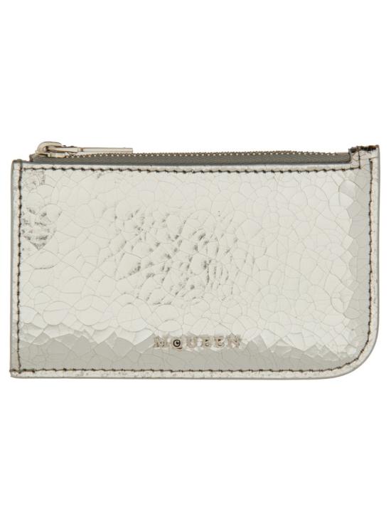  알렉산더 맥퀸 명함지갑 813546 1VTAB1402 SILVER - ALEXANDER MCQUEEN
