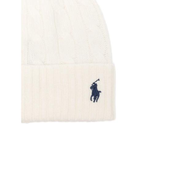 26FW 랄프 로렌 비니 455981442003 CREAM WHITE - RALPH LAUREN