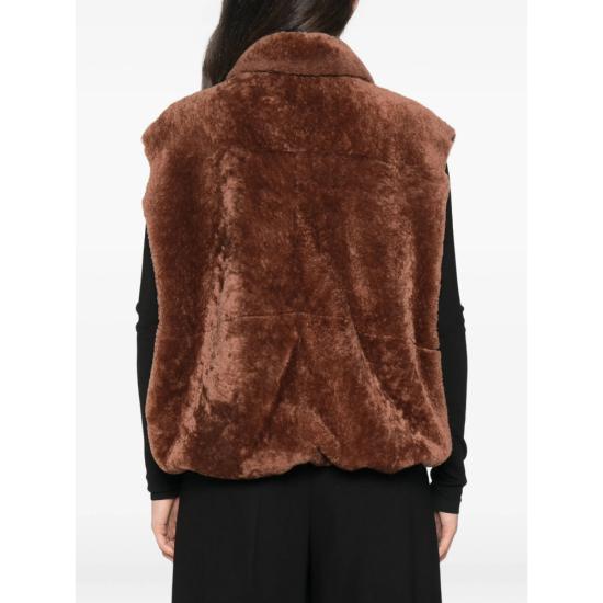 26FW 시모네타 베스트 F06VT97H39 CUOIO BROWN - SIMONETTA