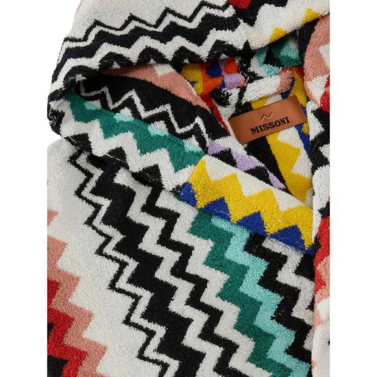 26FW 미쏘니 홈 폴로 티셔츠 1E3AC99109 100 WHITE - MISSONI HOME