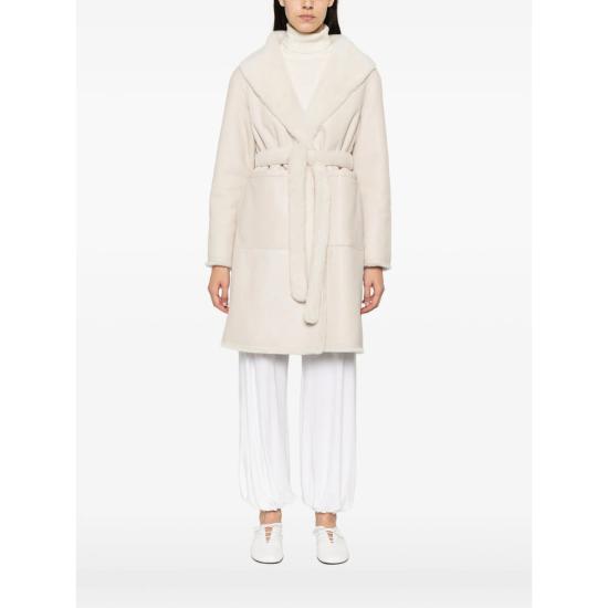 26FW 이브살로몬 코트 27WYM61694MESI A1006 BEIGE - YVES SALOMON