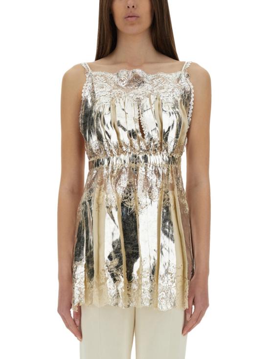  파코라반 블라우스 25ECTO077PO0336 P742 IVORY - PACO RABANNE