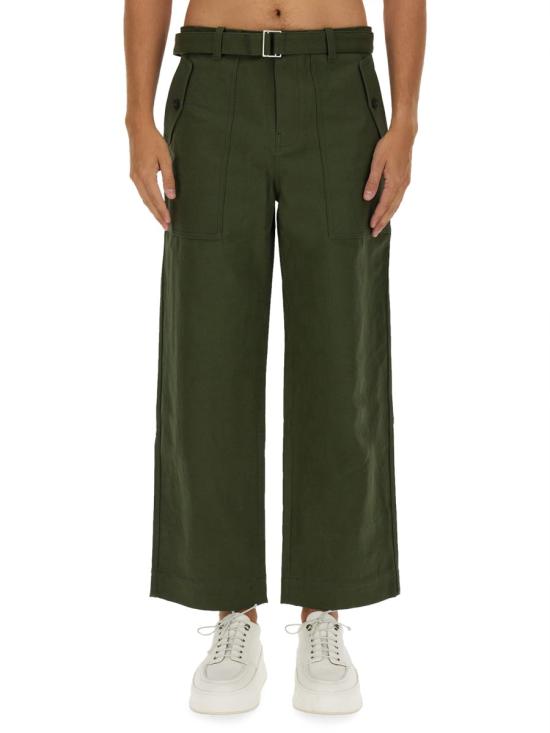  메종키츠네 팬츠 LM01110WW0079 MILITARY GREEN