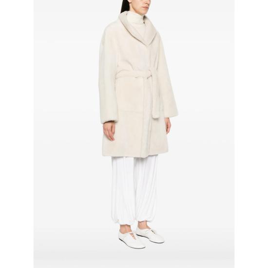 26FW 이브살로몬 코트 27WYM61694MESI A1006 BEIGE - YVES SALOMON
