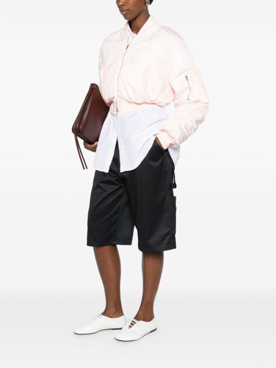 26FW 피비 파일로 새틴 코튼 숏 팬츠 EP164 CO3650958BI BLACK - PHOEBE PHILO