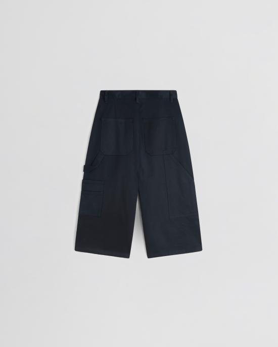 26FW 피비 파일로 새틴 코튼 숏 팬츠 EP164 CO3650958BI BLACK - PHOEBE PHILO