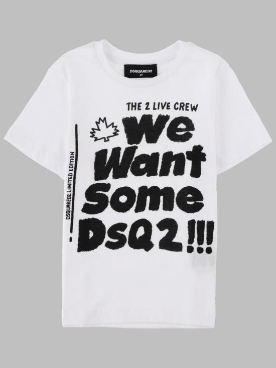  디스퀘어드2 탑 DQ0811K D004GDQ100 WHITE
