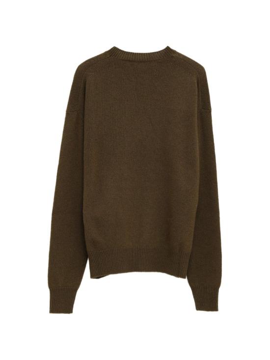 26FW 피비 파일로 코튼 크루넥 스웨터 니트 EK114 KS0114700KH KAKI - PHOEBE PHILO