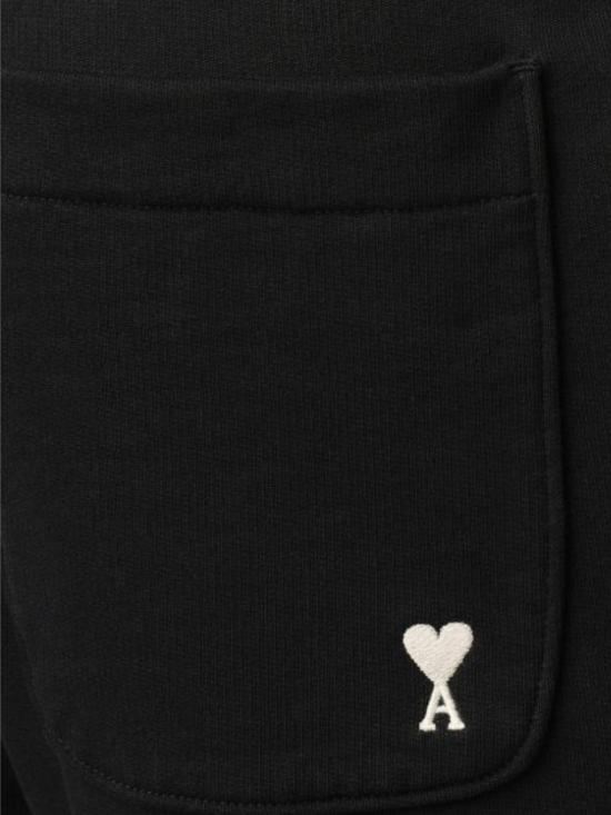 26FW 아미 트레이닝/조거 팬츠 FTR908 730 045 BLACK WHITE CREAM DOM - AMI
