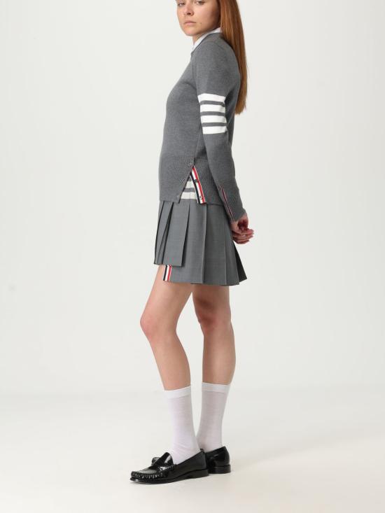 26FW 톰브라운 울 밀라노 스티치 클래식 4바 풀오버 니트 FKA239A 00014 035 GREY DOM - THOM BROWNE