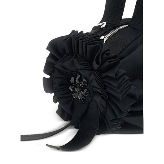 26FW 시몬로샤 더블 보우 미니 토트백 BAG223B 0761 BLACK - SIMONE ROCHA