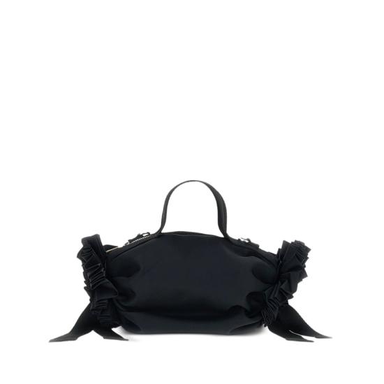 26FW 시몬로샤 더블 보우 미니 토트백 BAG223B 0761 BLACK