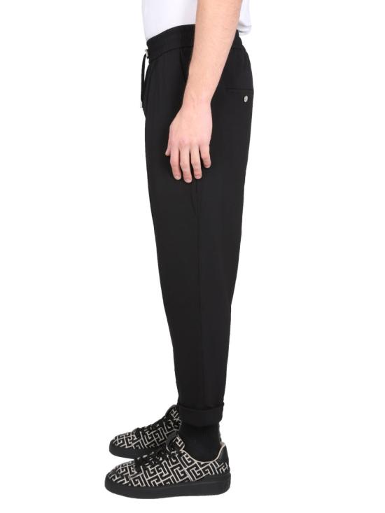  발망 팬츠 AH1PK005 JE940PA BLACK - BALMAIN