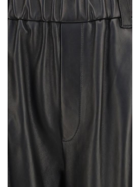 26SS 브루넬로 쿠치넬리 팬츠 M0BURP9362 C101 BLACK - BRUNELLO CUCINELLI