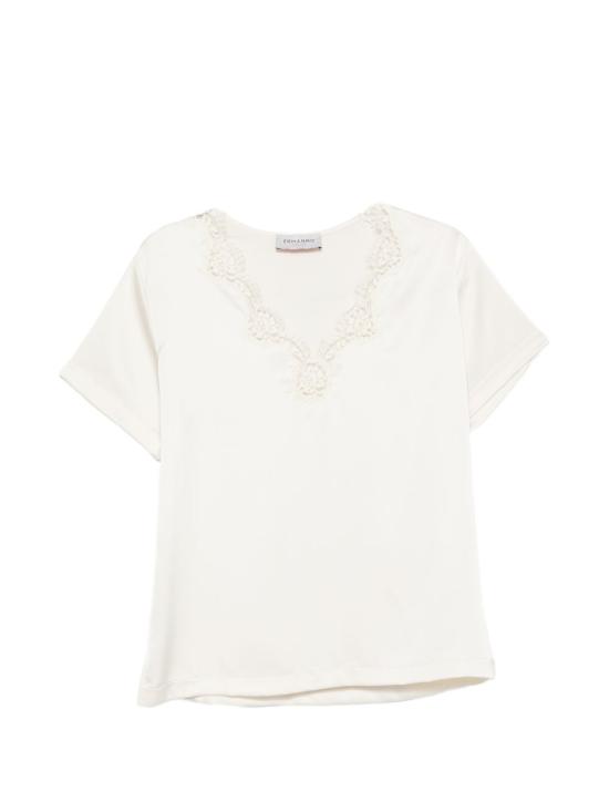 26FW 에르마노 피렌제 반팔 티셔츠 D49EL017 EL0MF333 WHITE