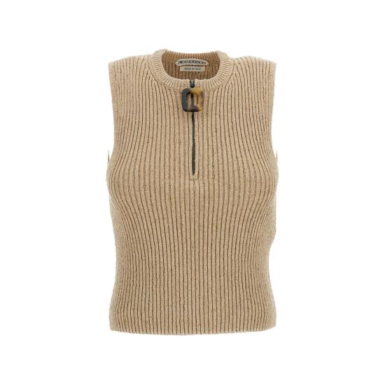 26FW JW앤더슨 민소매 티셔츠 KW1547 YN0511 150 BEIGE